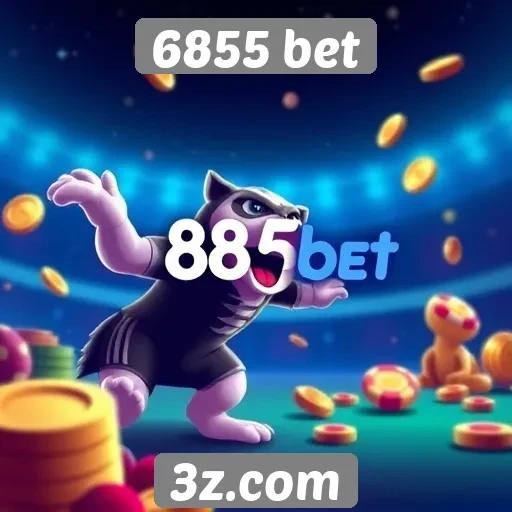 Variedade de jogos disponíveis no 6855 bet