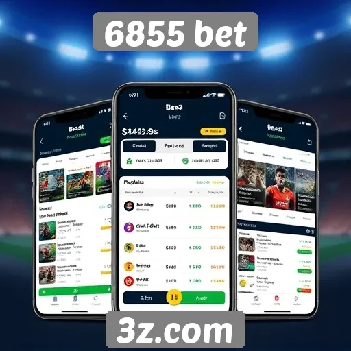 Visão geral das versões mobile do 6855 bet